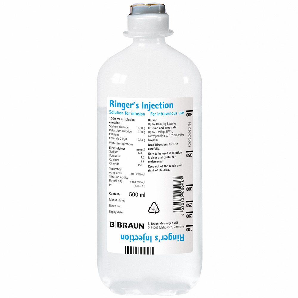 Ringer Lactat n.Hartm.B.Braun Ecofl.Plus Inf.-Lsg. 10x500 ml Infusionslösung