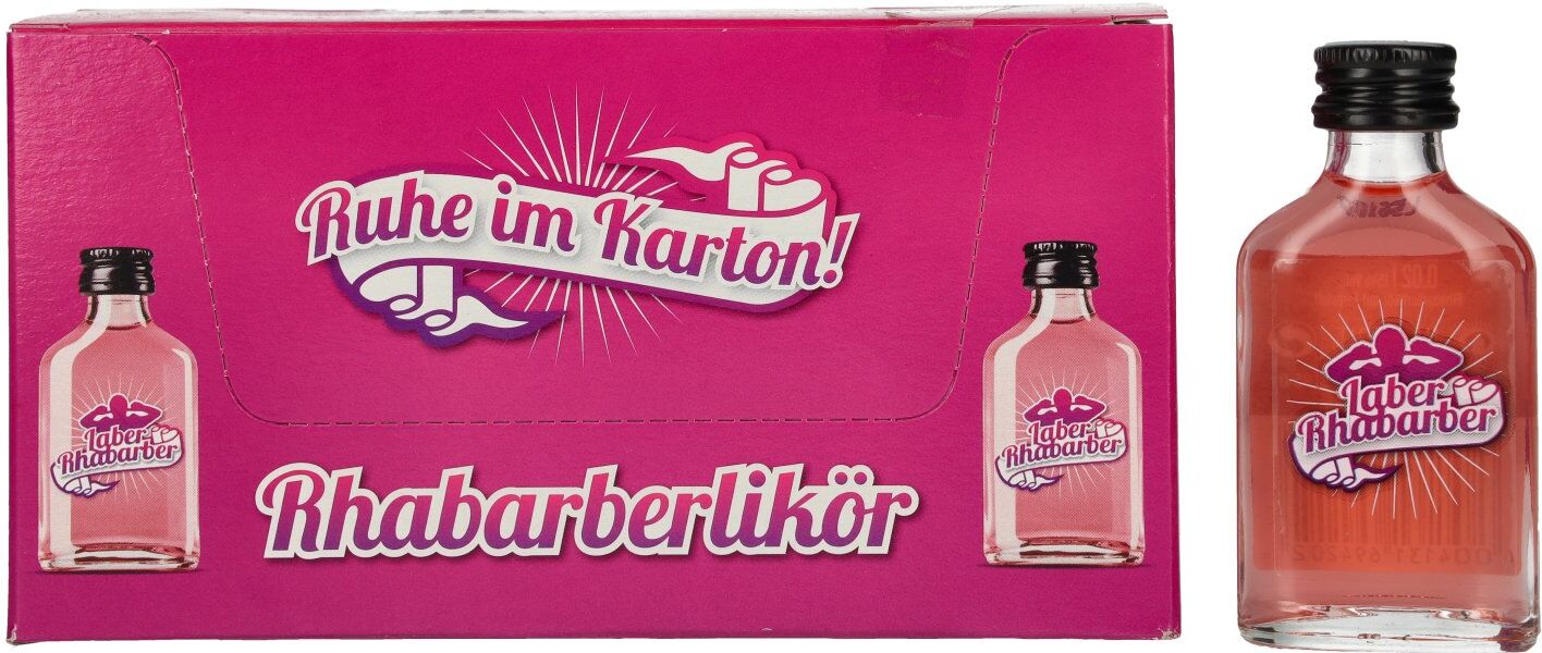 Laber Rhabarber Rhabarberlikör 15% Vol. 20x0,02l