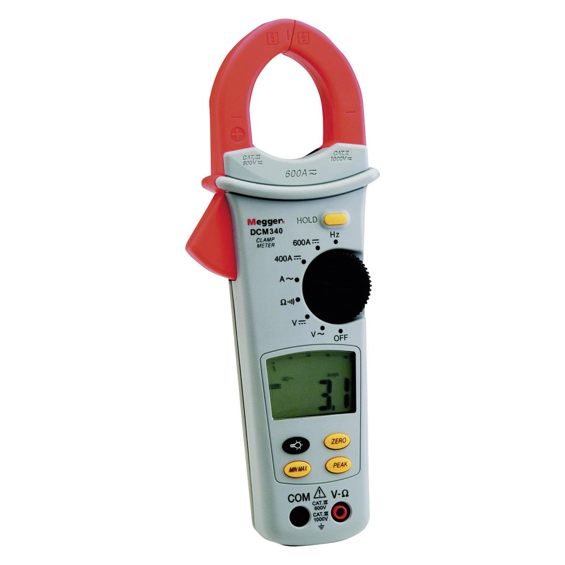Megger Stromzange, Hand-Multimeter di (CAT III 600V, Hand-Multimeter) (1000-305)