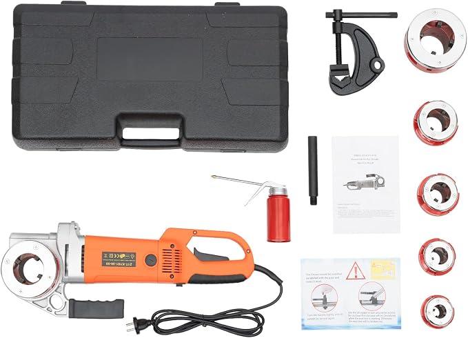 2300 W Elektrisch Gewindeschneidmaschine Rohrschneider Mit 6 Diesel1/2,3/4,1-1/2''/50HZ 25r/min
