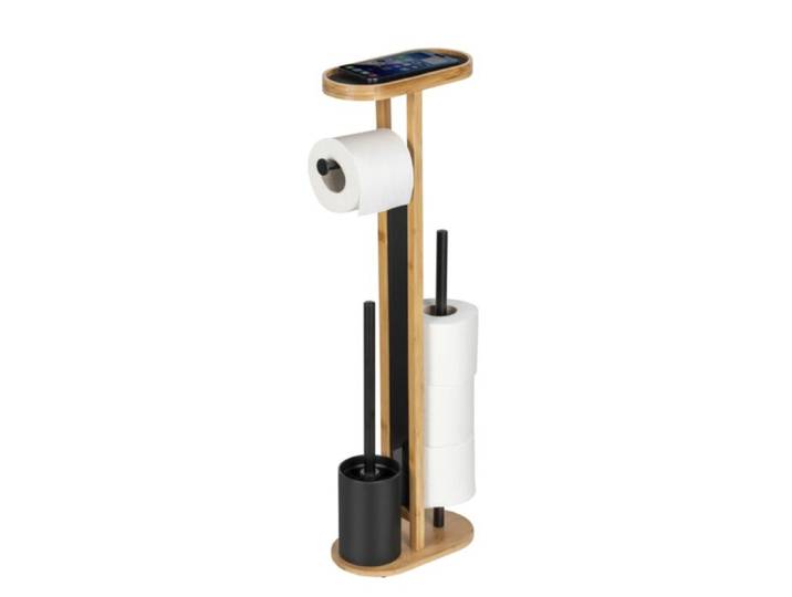 Stand WC-Garnitur Orea 4in1 aus Bambus