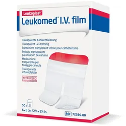 LEUKOMED I.V. film Pflaster 8 cm x 6 cm 50 St