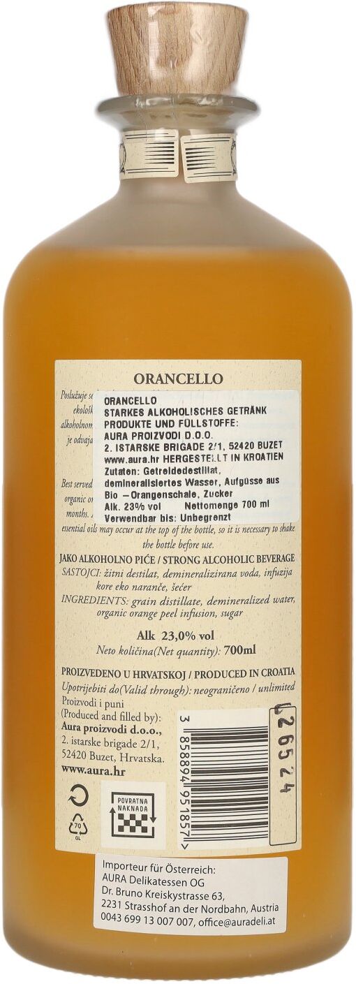 Aura Delikatessen Aura ORANCELLO 23% Vol. 0,7l