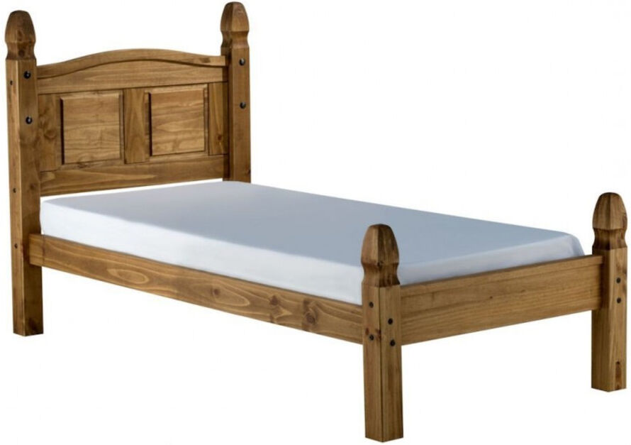 Brambly Cottage Corona Low Foot End Bed Frame Antique Wax Single (3')