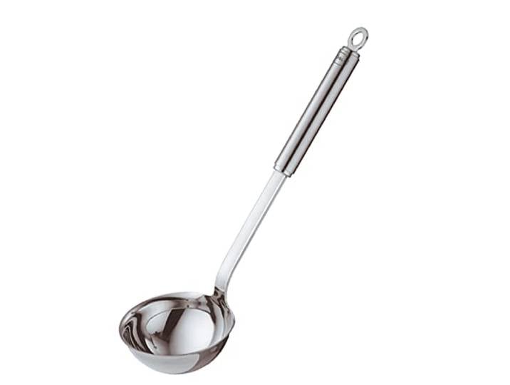 RÖSLE Schöpflöffel, Edelstahl 18/10, 9 cm, silbern Hochwertige Schöpfkelle mit Rundgriff, spülmaschinengeeignet