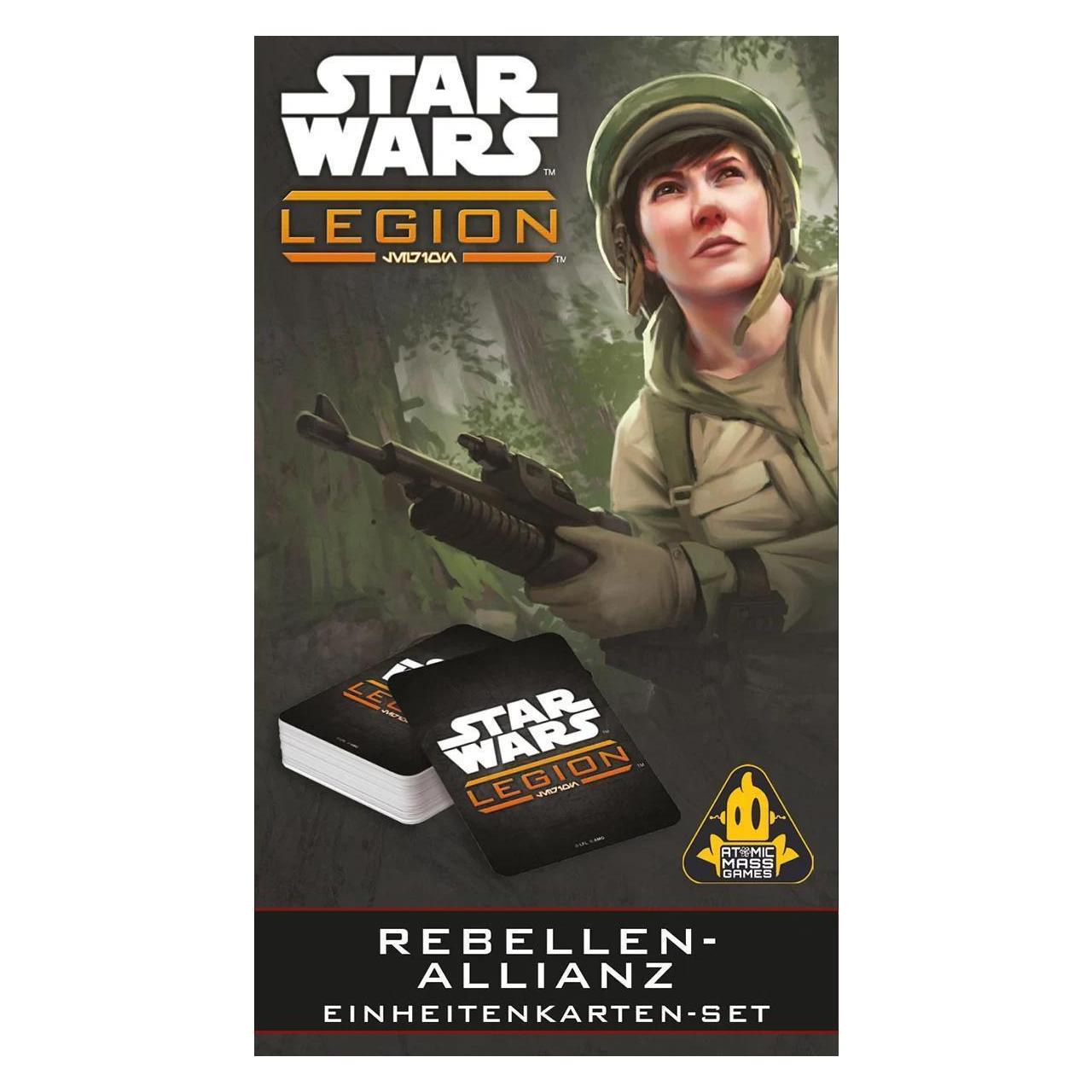 Atomic Mass Games Star Wars: Legion - Rebellenallianz Einheitenkarten-Set (Deutsch, 2 Spieler) (AMGD1219)