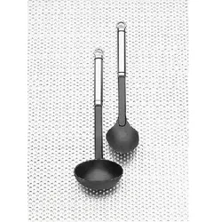Schöpflöffel JUSTINUS TWINLINE (BHT 9,60x32,10x5,70 cm) - silber - BHT 9,60x32,10x5,70 cm