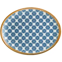 12 x Bonna Lotus Moove Platte oval 25x19cm