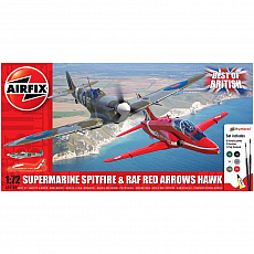 Airfix - Best of British Spitfire and Hawk - Gift-Set - 1:72 - 50 Teile 306459