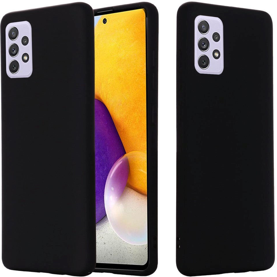 INCOVER Samsung Galaxy A73 (5G) Liquid Silikone Bagside Cover - Sort