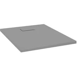 Helloshop26 - SMC 90x70 cm graue Duschwanne für Badezimmer 02_0001973