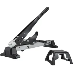 wolfcraft 1 Vinyl- und Laminatschneider VLC 1000, Schneidemaschine, Schwarz, Silber