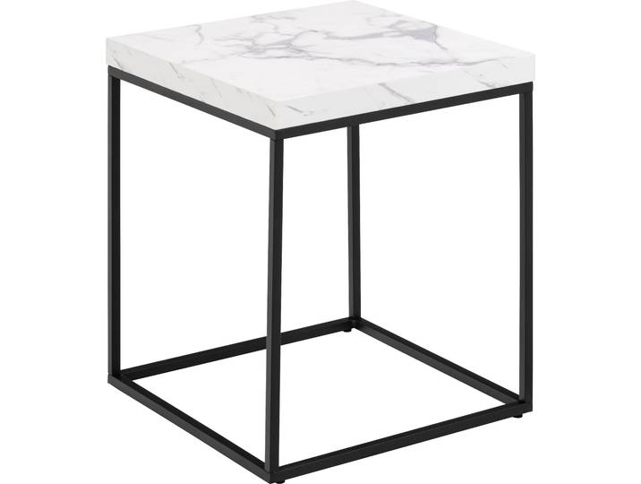 Barossa table basse 40cmReproduction marbré blanc.