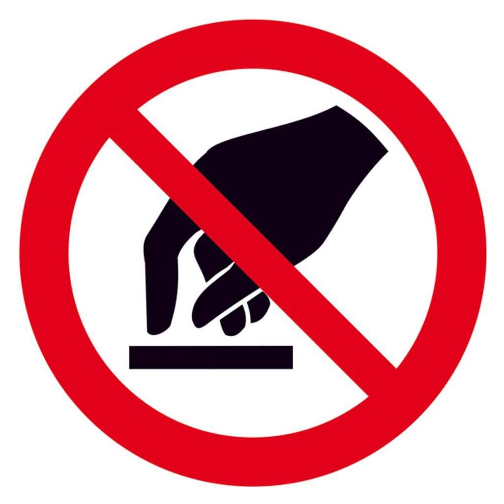 SafetyMarking Verbotsschild Berühren verboten (21.0863)