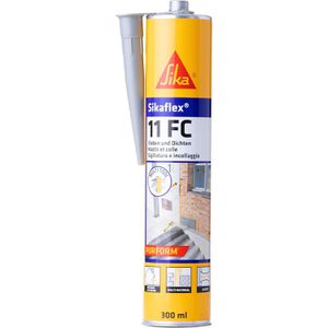 Sika Sika Montagekleber  flex 11 FC, für außen, 300ml, Baukleber, flexibel & wasserfest, betongrau
