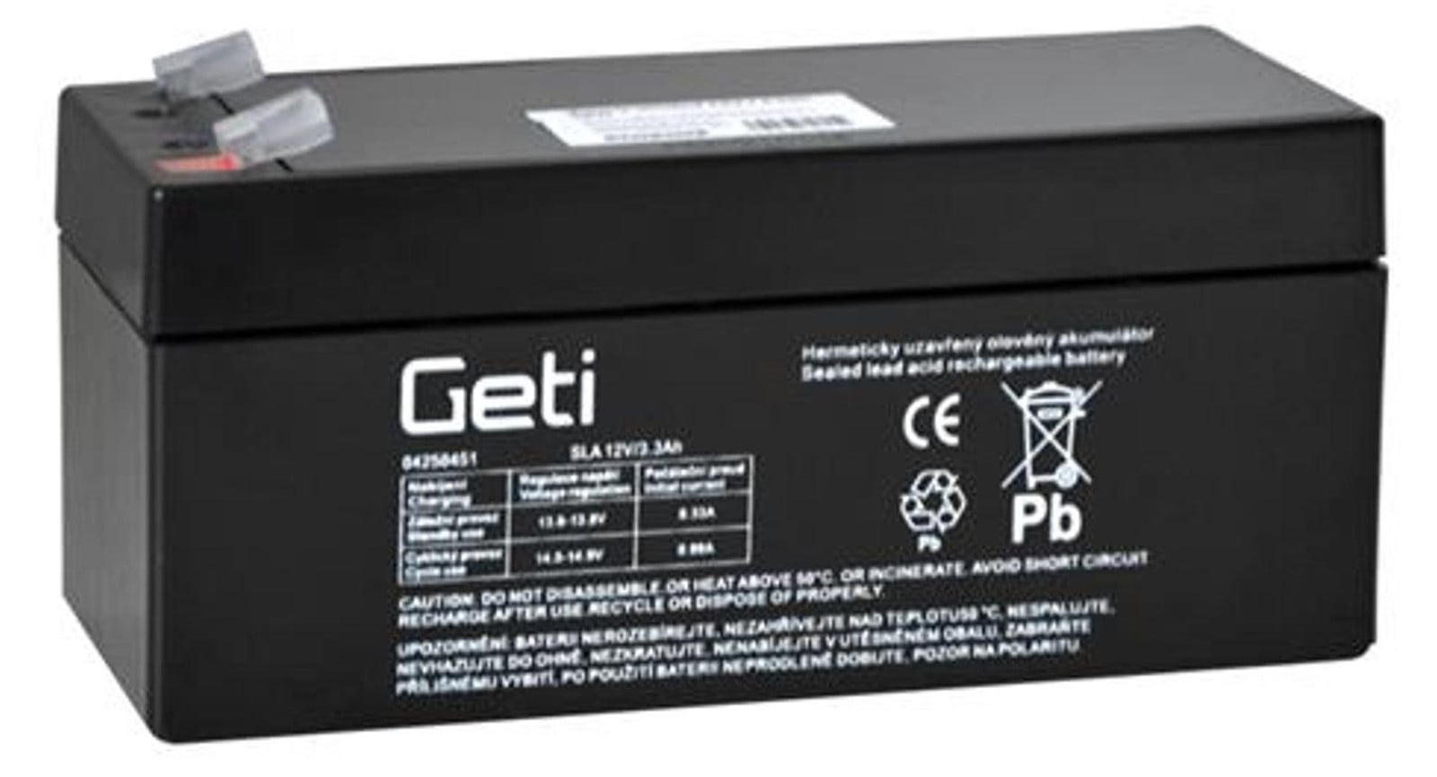 Geti 12V Loodaccu 3.3Ah