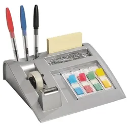 OTTO Office Schreibtisch-Organizer inkl. Befüllung silber, 18.8x5.5x17.9 cm