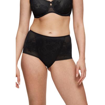 Shapingslip TRIUMPH "Wild Rose Sensation", Damen, Gr. 46, Spitze, schwarz, Spitze, Obermaterial: 71% Polyamid, 29% Elasthan, unifarben, körpernah, Unterhosen, flache formende Spitze, mittlerer Shape-Effekt, atmungsaktiv