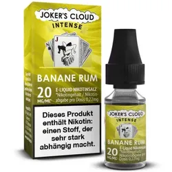 Jokers Cloud Intense Banane Rum Liquid 10ml / 20mg Nikotinsalz