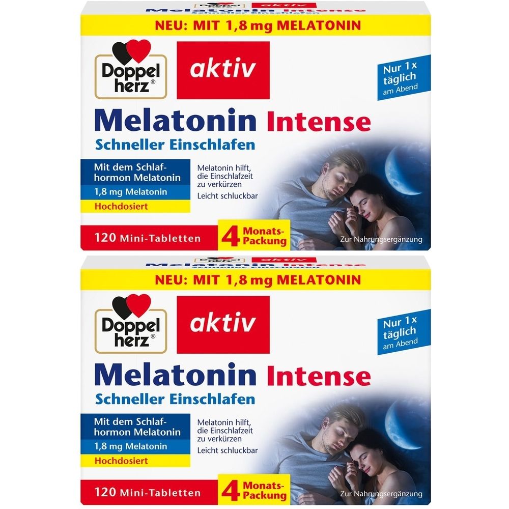 Doppelherz Melatonin Tabletten 2x 2x120 St