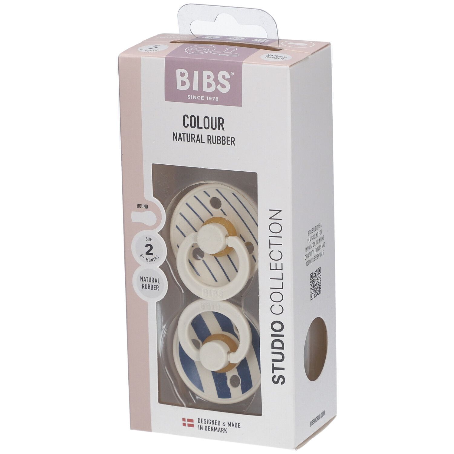 Bibs 2 - Studio Duo Pin Steel Blue St Sauger