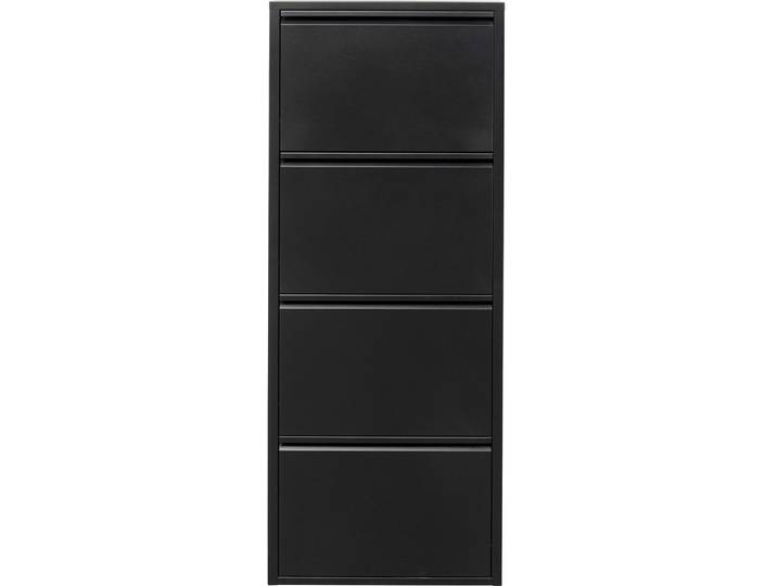 Schoenenkast Caruso zwart 4 laden Kare Design