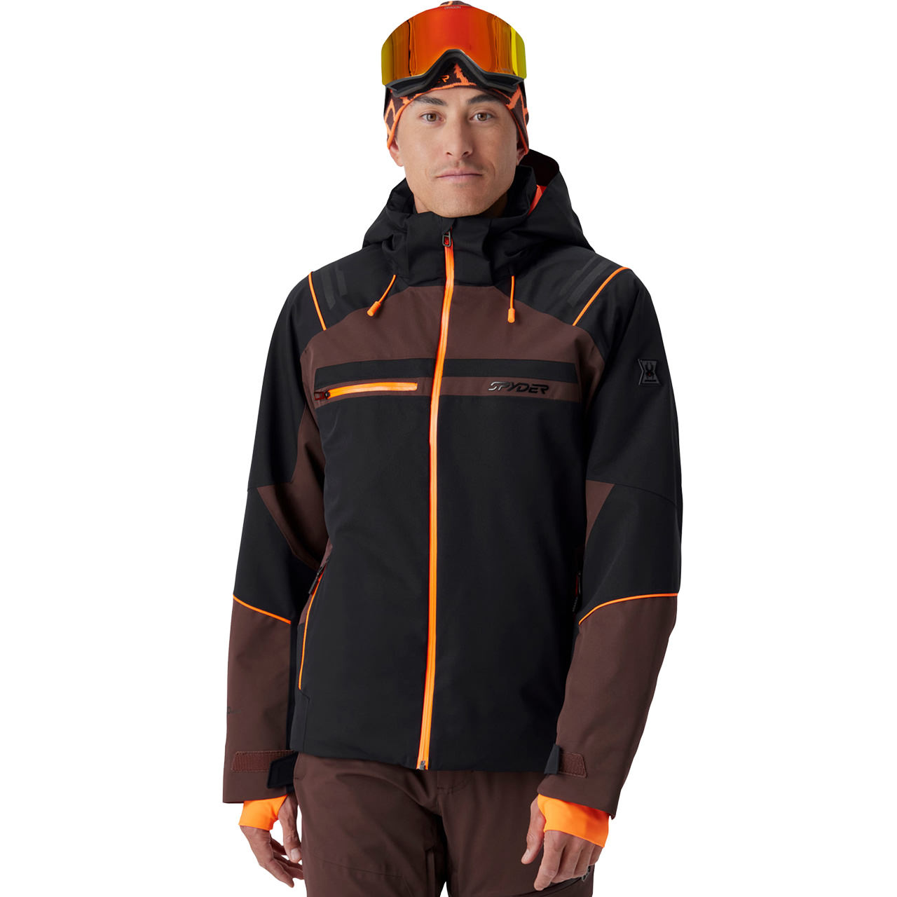 Spyder Herren Skijacke TITAN mocha/black - L