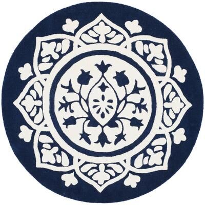 SAFAVIEH Handmade Bella Abby Modern Floral Wool Rug