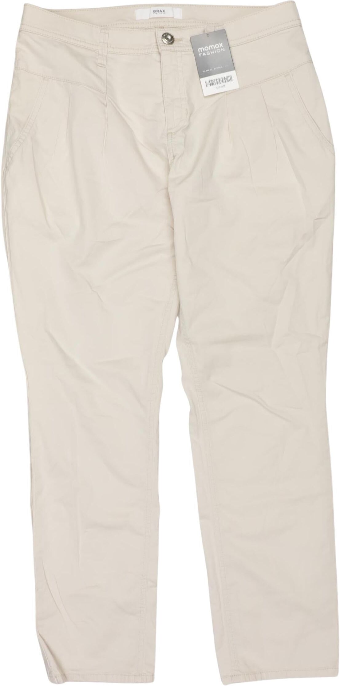 Eurex by Brax Damen Stoffhose, Beige, Gr. W26, Elasthan / Baumwolle - Second Hand