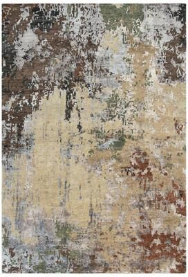Alora Decor Noble Abstract Hand-knotted Wool Blend Rug
