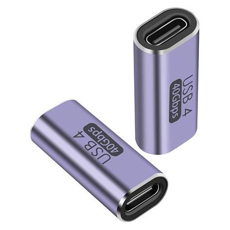 PremiumCord 40Gbps Aluminium USB-C Female - USB-C Female spojka (kur31-37)