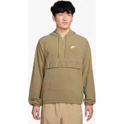 NIKE Herren Kapuzensweat M NK CLUB WINTER TOP, Größe M in Braun PARACHUTE BEIGE/WHITE
