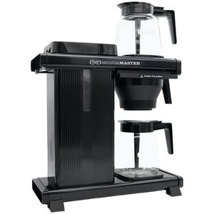 Moccamaster Kaffeemaschine Moccaserver, mit 2 Glaskannen, 1,8 Liter, 2200 Watt, schwarz, bis zu 14 Tassen