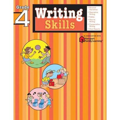 Writing Skills: Grade 4 (Flash Kids Harcourt Family Learning), Taschenbuch von Flash Kids Editors, Union Square & Co.