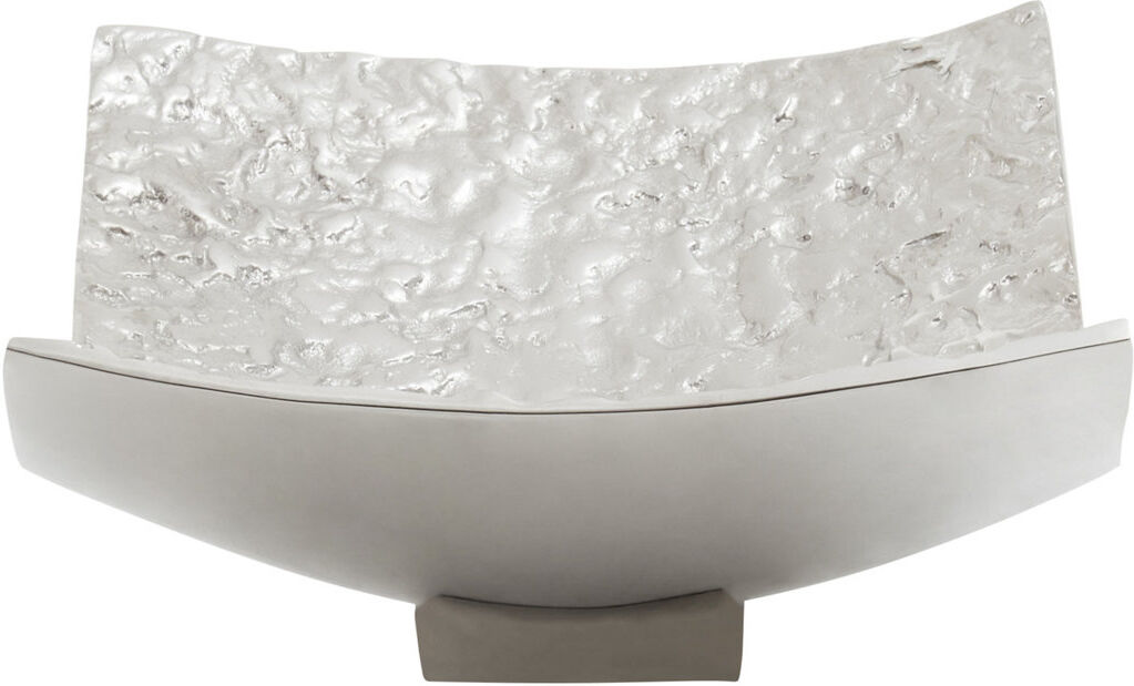 Ivy Bronx Beric Metal Decorative Plate 1 Silver 1