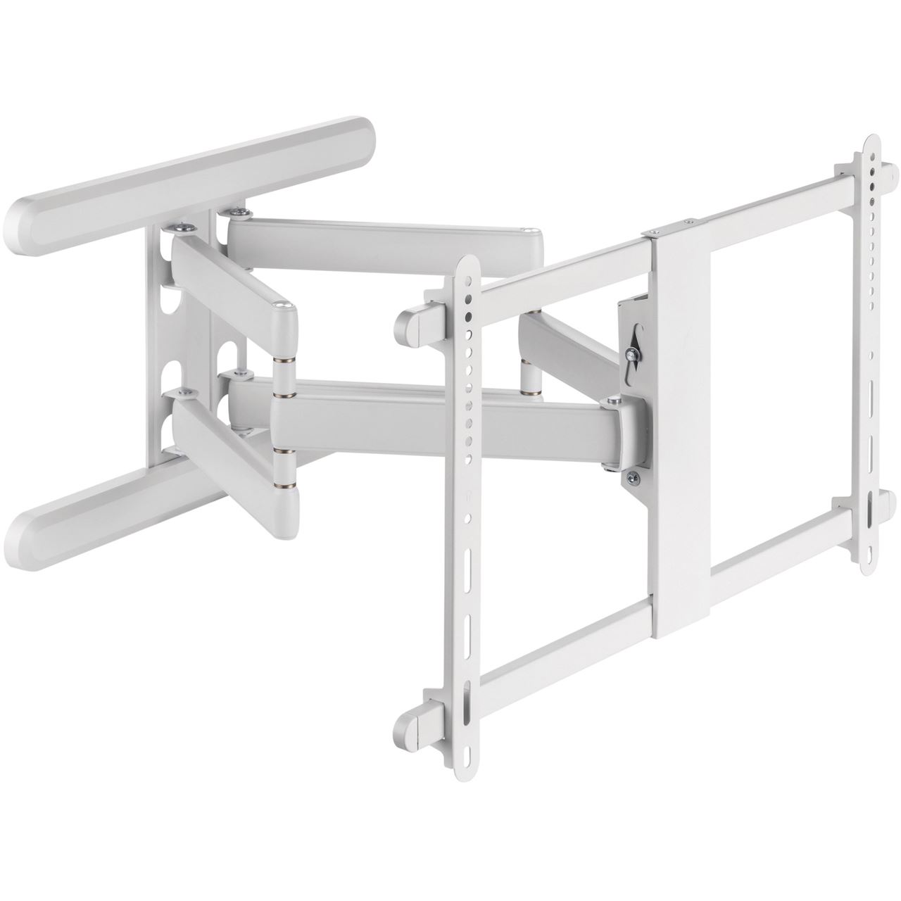 InLine Premium Aluminium Wandhalterung, für Flach-TV (37-80"), max. 70kg, weiss