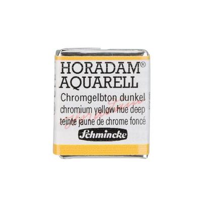 Schmincke Horadam Aquarell 1/2 Näpfchen, Chromgelbton dunkel