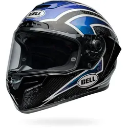 Bell Race Star DLX Flex Xenon, Integralhelm - Schwarz/Blau/Weiß - XL