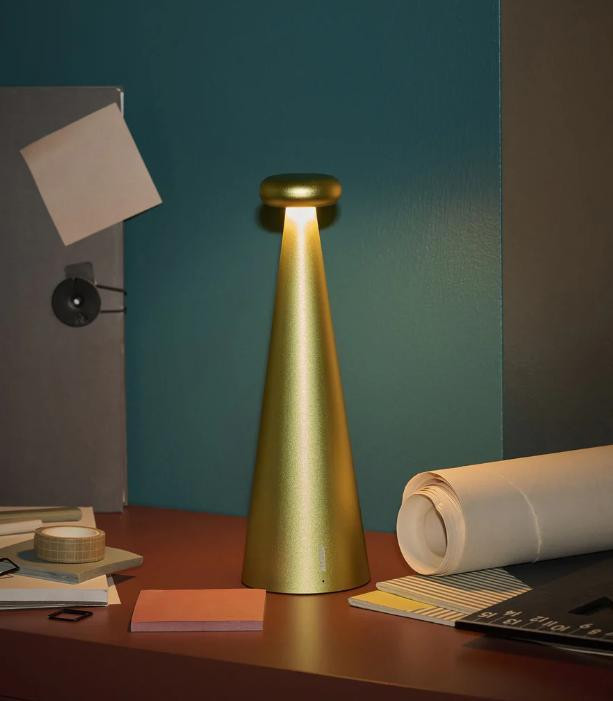 Alessi Bedin Lamp Y LED tafellamp met oplaadbare accu