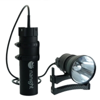 Nanight - Tauchlampe Cave 3 Sidemount mit 135cm Kabel - Farbe: Schwarz