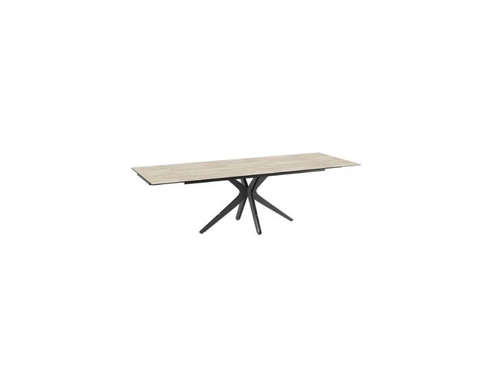 Ausziehbarer Designer Esstisch „Influence“ aus Keramik, in verschiedenen Grössen Travertin 190-270 x 100 cm Akante Design