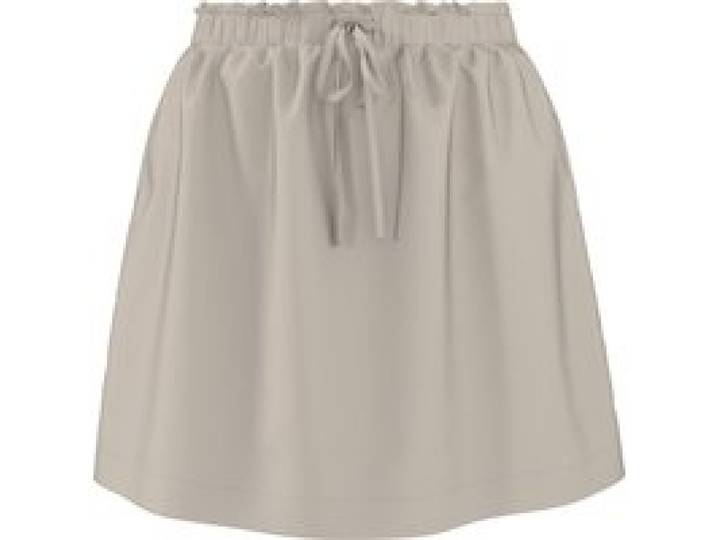 ESMARA® Mini-jupe en lin Premium femme (beige, S (34/36))