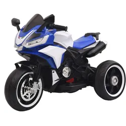 Kinder Dreirädriges Motorrad 12V Bluetooth MP3 USB Funktion LED Licht