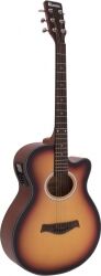 Dimavery AW-400 Western Guitar, sunburst TILBUD NU vestlig