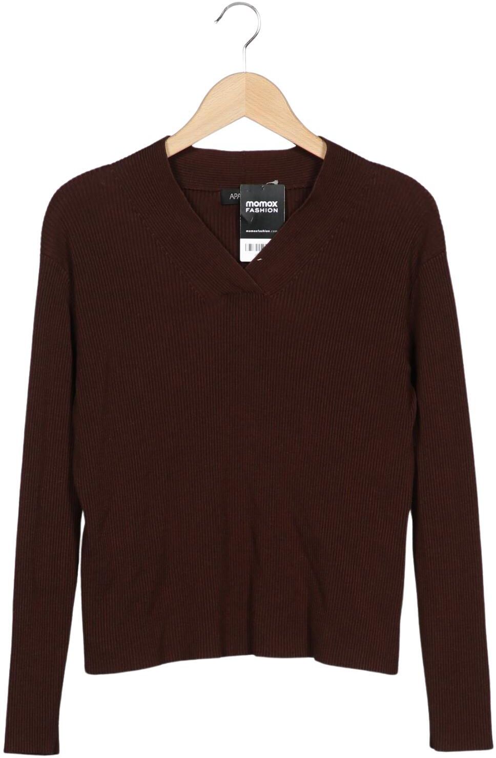 Apanage Damen Pullover, Braun, Gr. Xxl, Viskose / Synthetik - Second Hand