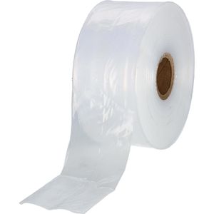 dm-folien Schlauchfolie 125mm x 600m, transparent, aus LDPE Folie, Stärke 50my