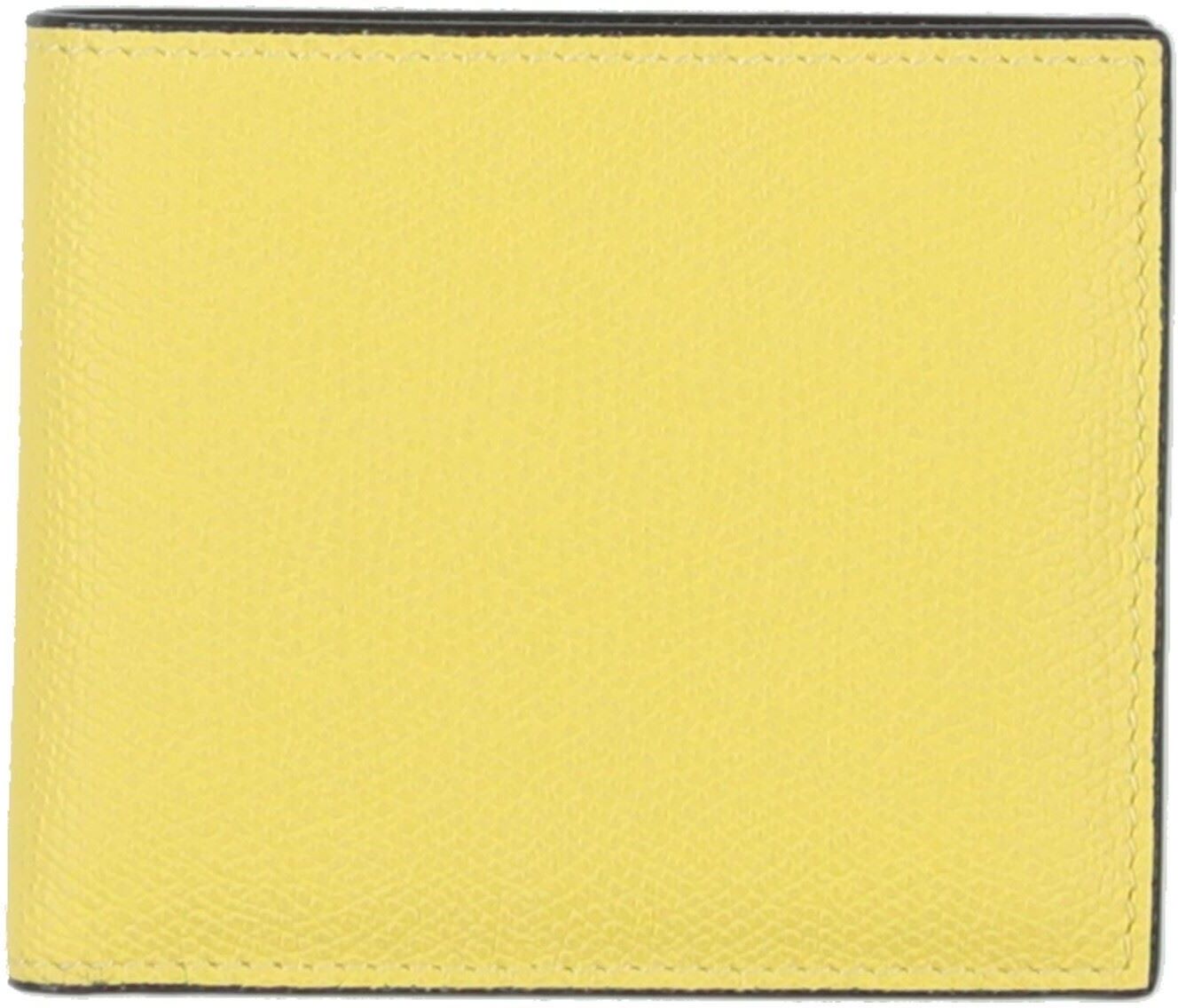 Valextra Billetera Hombre Amarillo -- Hombre