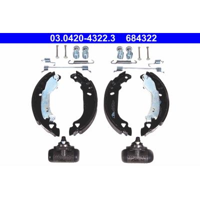 ATE Bremsbackensatz Original Kit 03.0420-4322.3
