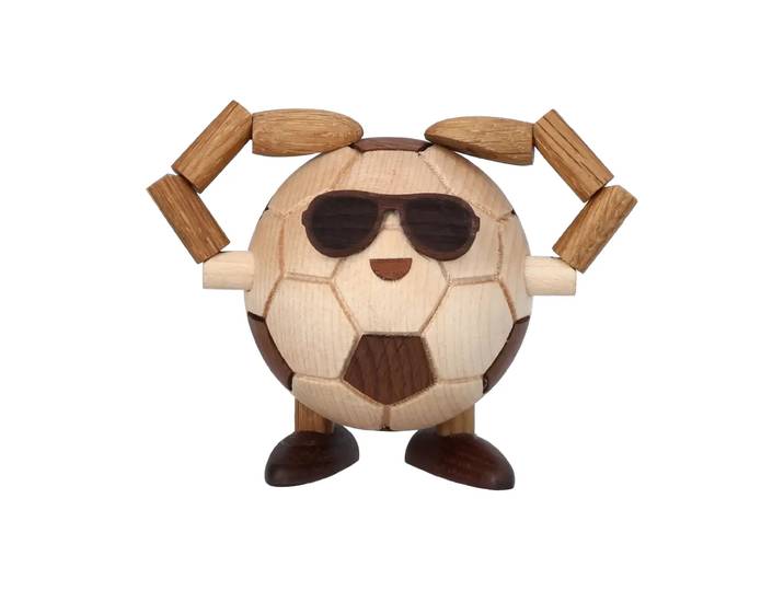 Spring Copenhagen Figurine football Billy Ball Beige, 8x6,5x6,7 cm