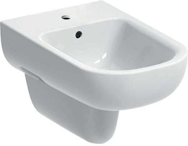 Geberit Smyle mur Bidet 500216011 blanc , raccordement eau couvert, avec trop-plein